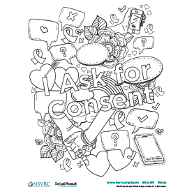 Consent Coloring Page