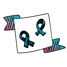 Image of two ribbons