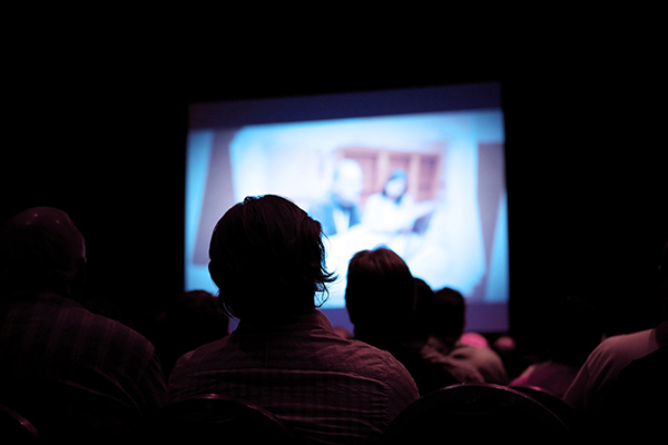 People in a movie theater