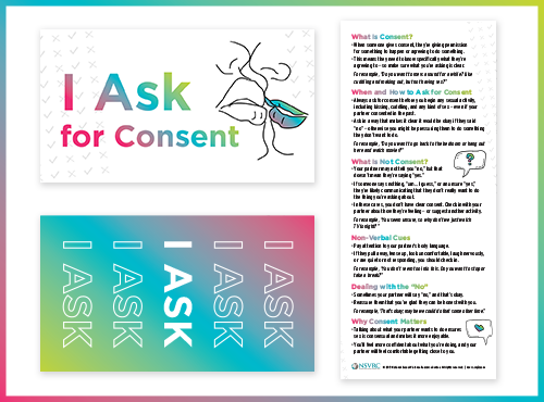 I Ask for Consent Palm Card