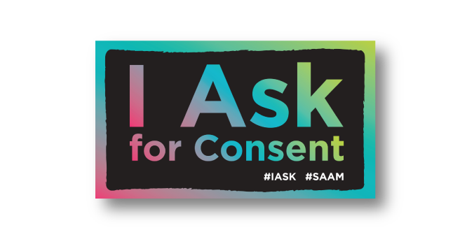 I Ask for Consent Sticker