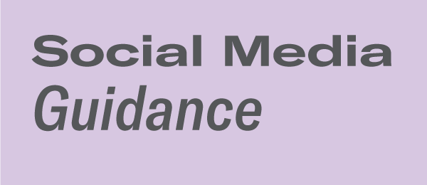 Social Media Guidance