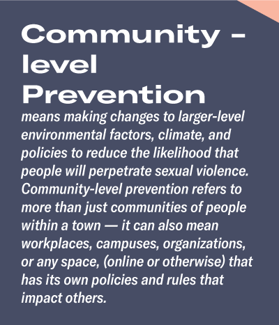 Community-level Prevention