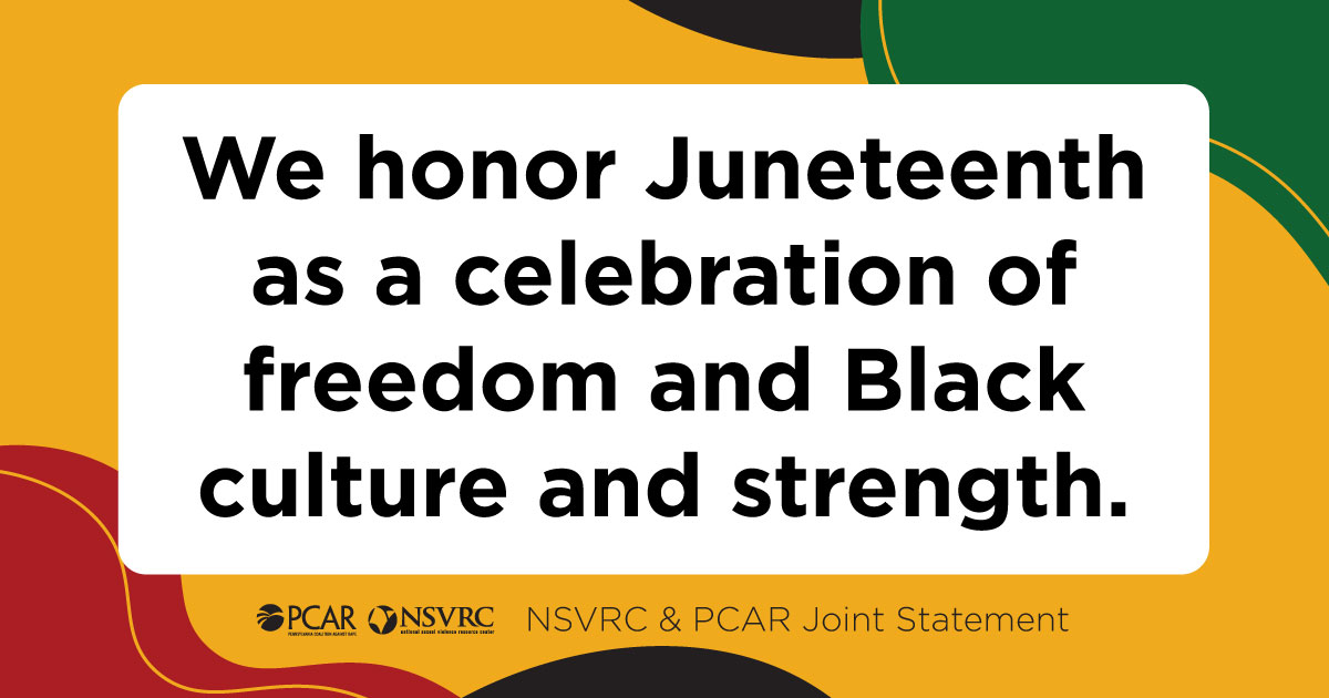 We honor Juneteenth as a celebration of freedom and Black culture and strength.