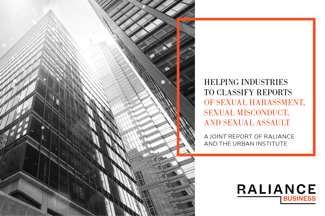 Helping Industries to Classify Reports of Sexual Harassment, Sexual Misconduct, and Sexual Assault