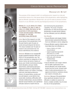 Child Sexual Abuse Prevention Research Brief Cover
