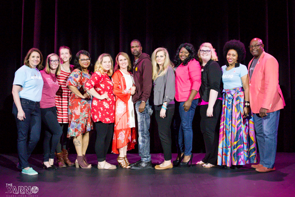 Group of people on a stage