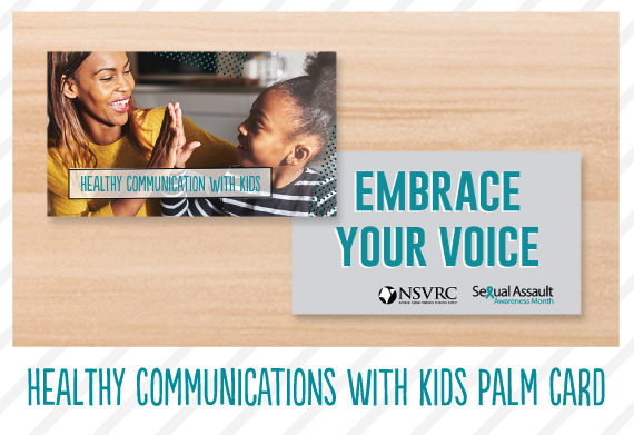 Healthy Communications Palm Card