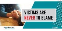 Victims are Never to Blame Share Graphic