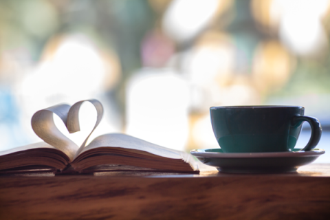 Book & Coffee Cup