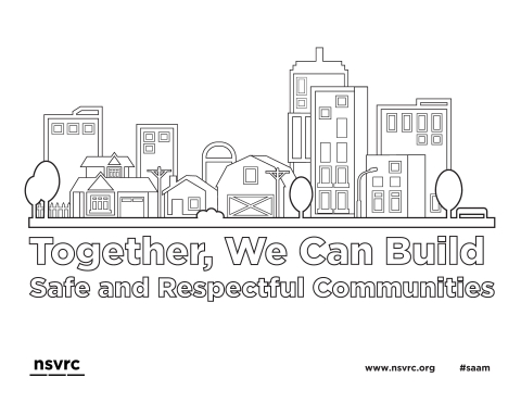 Together We Can Build Coloring Page