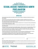 Image of Sexual Assault Awareness Month Proclamation