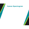 First slide in the slide deck that says "Human Spectrogram"
