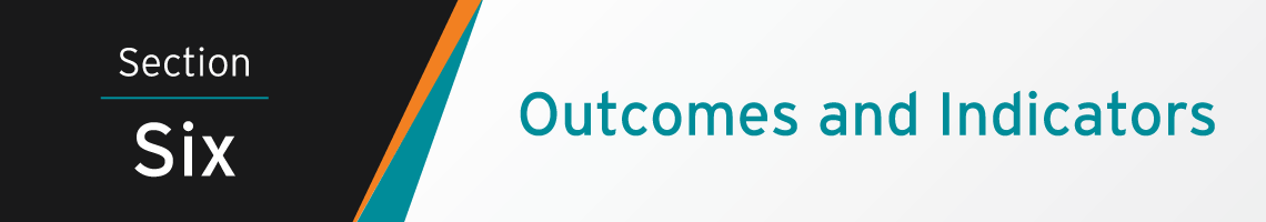 Section Six Banner: Outcomes And Indicators