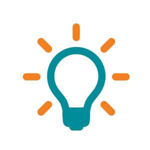 Picture of light rays coming off of lightbulb