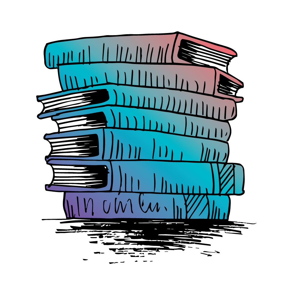 Image of a stack of books