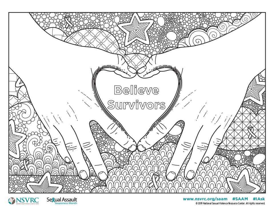 Believe Survivors Coloring Page