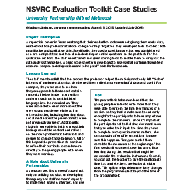 University Partnership