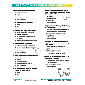 ¿QUÉ TANTO SABES SOBRE EL CONSENTIMIENTO?