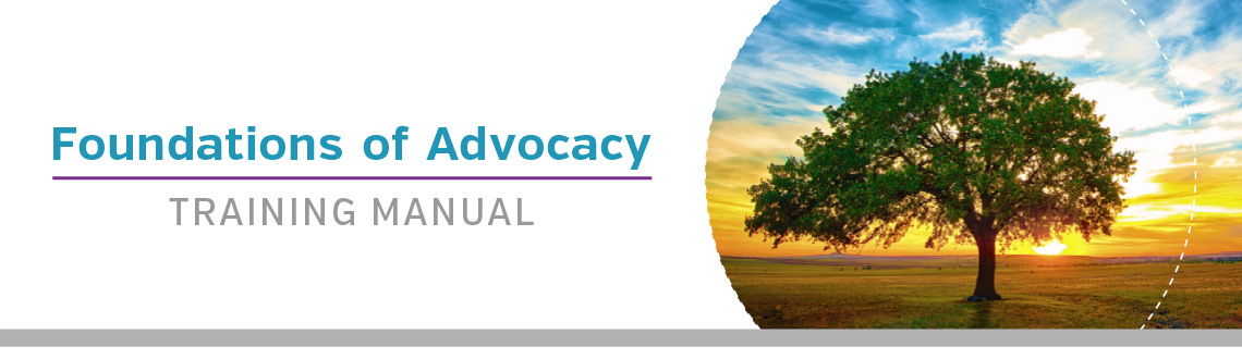 Foundations of Advocacy Training Manual