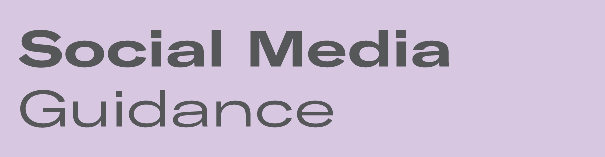 Social Media Guidance