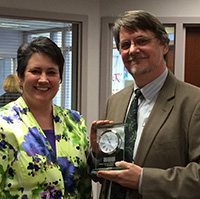 Picture of Forrest Seymour and coalition Executive Director Lyn Schollett