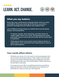 Learn. Act. Change.