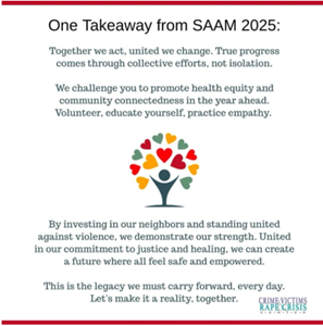 Together We Act United We Change graphic from Shelby County CVRCC